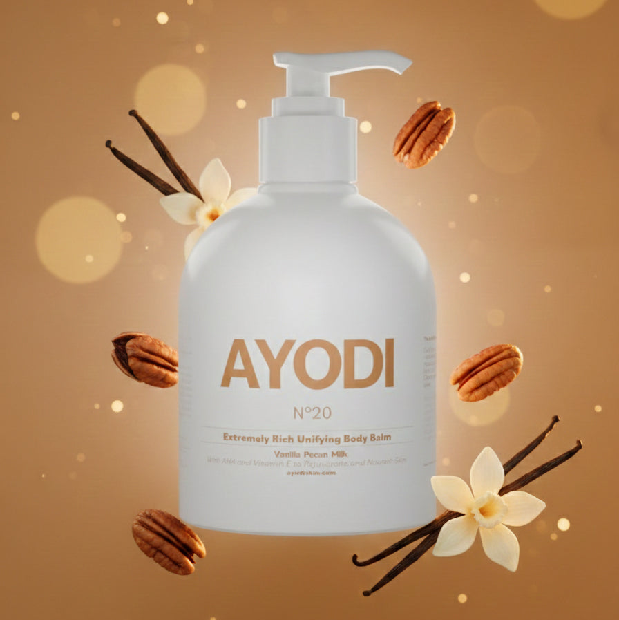 AYODI No. 20 | The Indecent Gourmand: AHA Resurfacing Body Balm (Vanilla Pecan Milk)