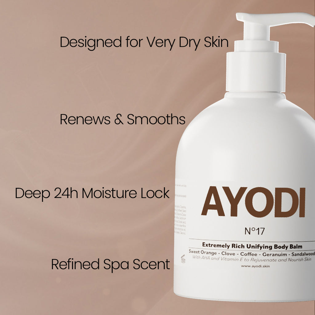 AYODI No. 17 | The Signature Glow: AHA Resurfacing Body Balm (The Iconic Aromatic Scent)