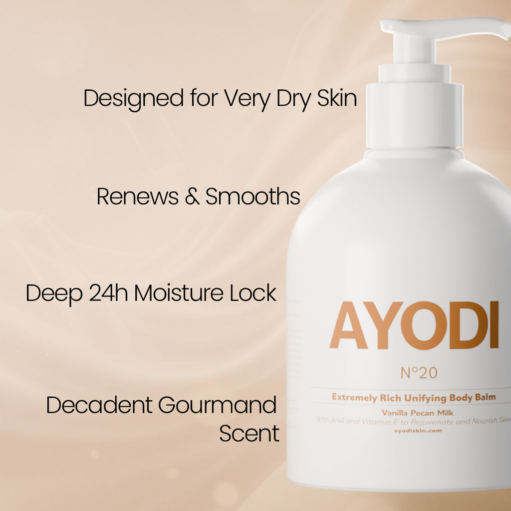 AYODI No. 20 | The Indecent Gourmand: AHA Resurfacing Body Balm (Vanilla Pecan Milk)